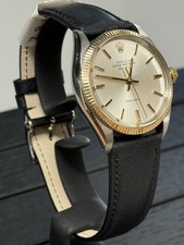 Vintage 2 Tone Rolex Oyster Perpetual Air King Precision 5501 34mm