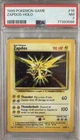 1999 PSA 7 Near Mint Zapdos 16/102 English Base Set Unlimited Holo Pokemon
