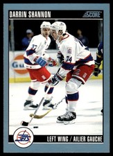 1992-93 Score Canadian Darrin Shannon Winnipeg Jets #36