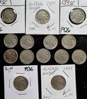 Lot of (14) BUFFALO Indian Head Nickel Coins Average Condition Circulation