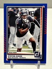 2025 Panini Donruss - Stefon Diggs #236 Blue Press Proof