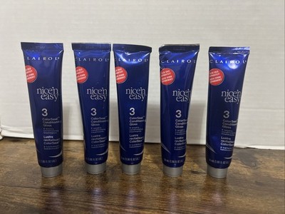 Lot of 5 Clairol CC Colorseal 3 Conditioner Weekly Conditioning Blue Tube 1.96oz