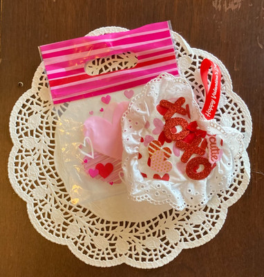 Handmade Valentine Rose Scented ''XOXO'' Sachet