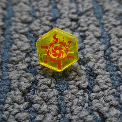 Sol Blaze Face Bolt Yellow Beyblade Takara Tomy Metal Fight WBBA G4