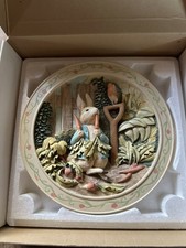 Peter Rabbit Beatrix Potter Davenport Pottery Collectors Plate Numbered