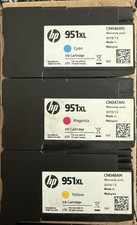 HP Genuine Original Ink 951XL Cyan, Magenta, Yellow, CN046AN, CN047AN, CN048AN