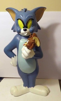 TOM AND JERRY WARNER BROS. STUDIO STORE DISPLAY FIGURE   21'' TALL   1998 RARE