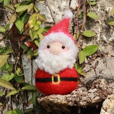  Beginner Felting Kit DIY Wool Kits Xmas Santa Claus Crafts Material