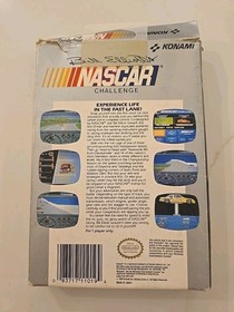 Bill Elliott's NASCAR Challenge (Nintendo NES, 1991) Authentic Complete In Box 