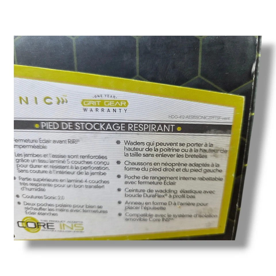 BRAND NEW Hodgman Aesis Sonic XL Breathable Stockingfoot waders Tan Khaki - Image 4 of 4