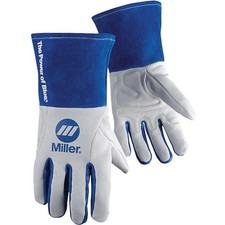 263349 Miller Goatskin TIG Heavy Duty Protective Welding Gloves XLARGE