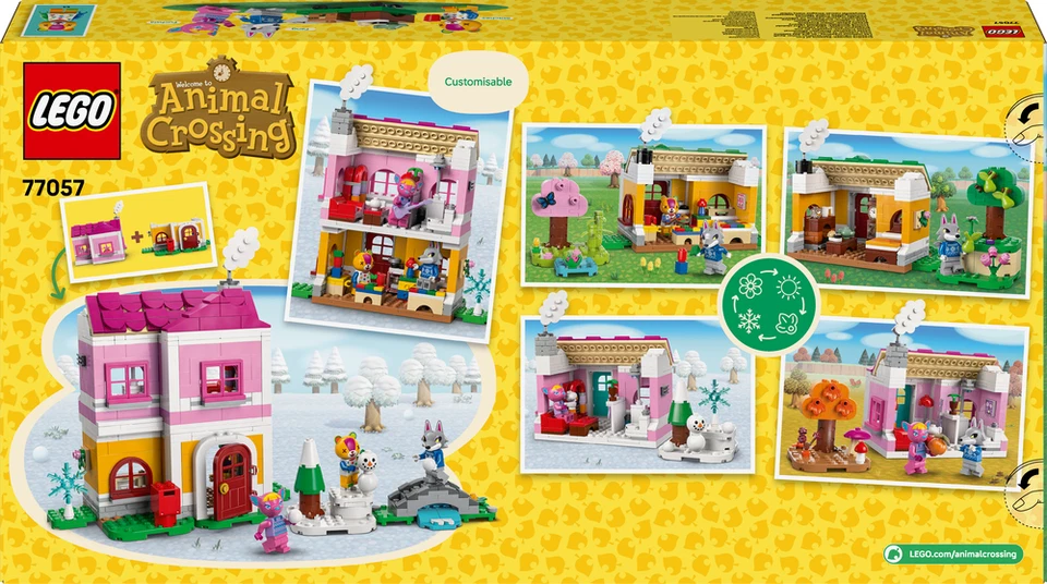 LEGO Animal Crossing 77057 Casas Creativas Temporadas de Diversión 814 piezas Kit de Construcción Foto 2 de 4