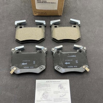 New 58302-J5A55 Rear Disc Brake Pad KIT for 2019-22 Hyundai Genesis G70