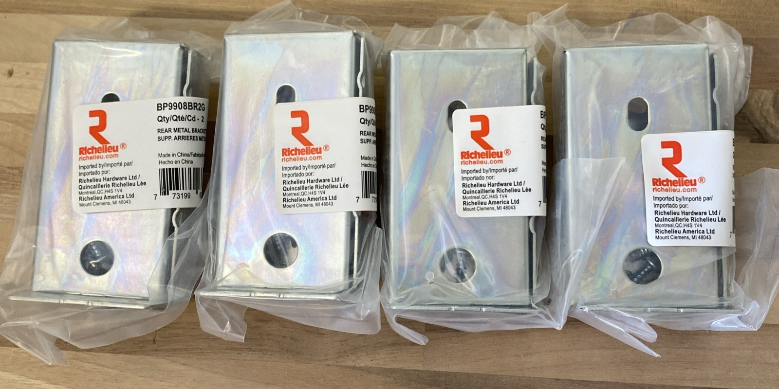 Bp9908br2g - 4 Sets Of 2 Packs