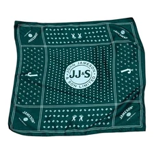 Jameson Irish Whiskey Bandana Mens One Size Green Advertising JJ&S Promo Logo