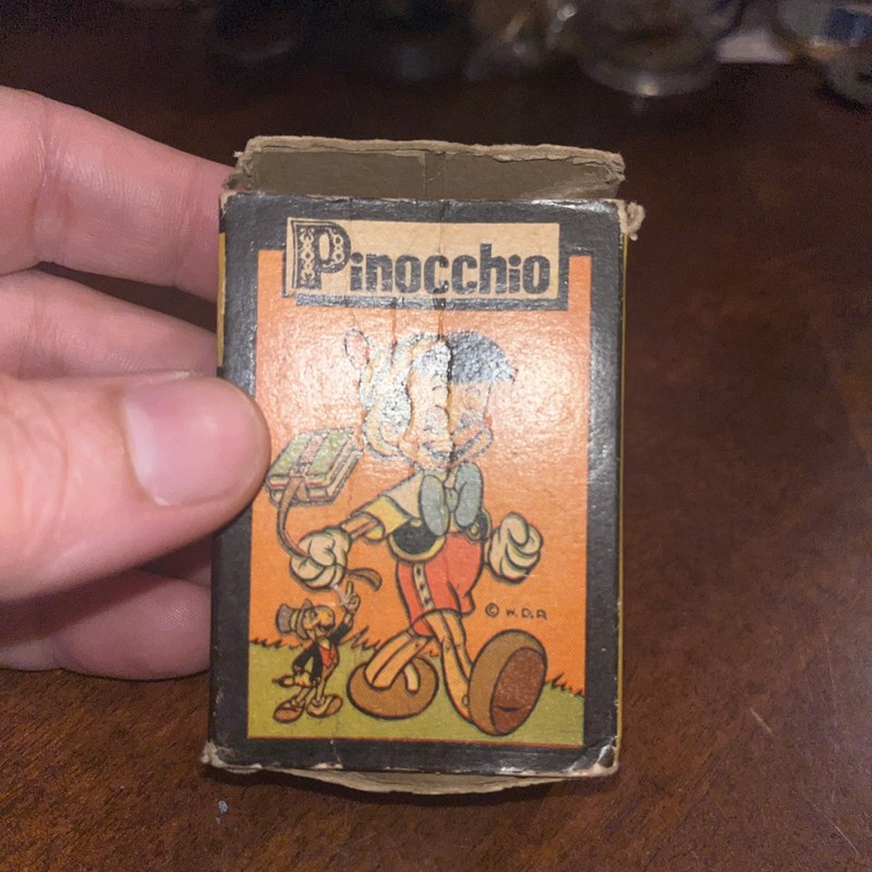 1946 Walt Disney Productions Pinocchio Mini Card Game 47 cards
