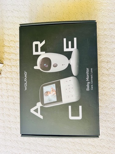Wolfang WB02 Video Baby Monitor Camera + Parent Unit Night Vision Two-Way Talk