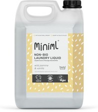 Miniml Laundry Liquid Detergent 5L Refill - Natural Non Bio Wild Jasmine & Vanil 5.89 per litre