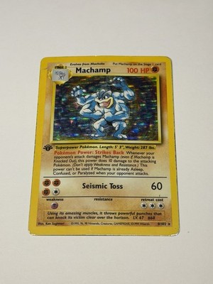 pokemon card machamp 1st edition value Why 1st Edition Machamp Isn't as Rare or Valuable as You Think OG Cards