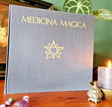 Vintage Księga ziół starożytna wiedza ziołowa MEDICINA MAGICA Zioła lecznicze Medycyna