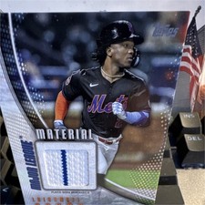 Topps Luisangel Acuna New York Mets Rookie Memorabilia Major League Material