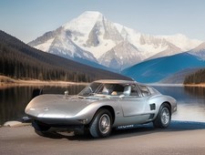 1/24 Chevrolet Corvair GT Futuristic Thingy Lexan Slot Car Body - New