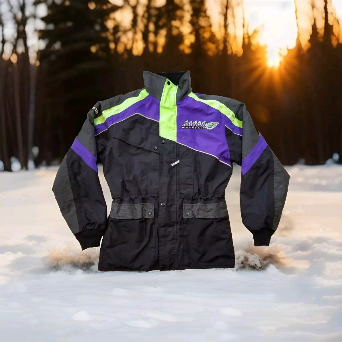 ✓VTG Arctic Cat Snowmobile Jacket Gore-Tex 2-in-1 Men's SMALL