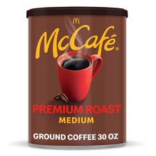 McCafé Premium Roast Ground Coffee Medium Roast 30oz. Canned 12.21 per pound