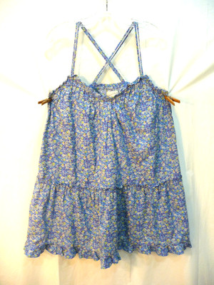 UNIVERSAL THREAD J    Women's SUNDRESS One Size floral tiered knee length