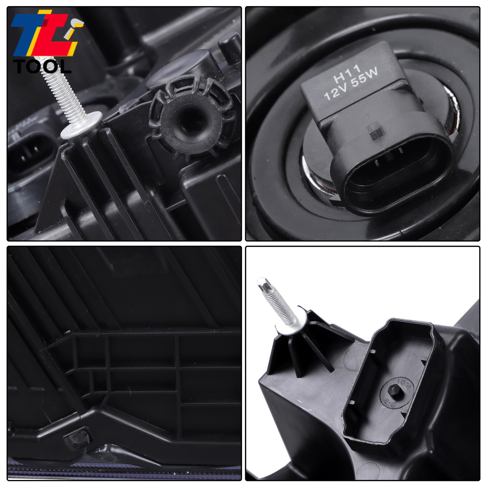 Labwork For Cascadia 2018 - 2023 Headlight with Bulb Pair Left and Right Side