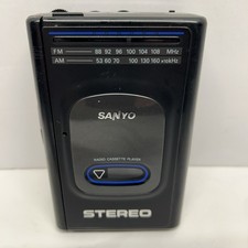Sanyo MGR72 AM/FM Stereo Cassette Player Portable Walkman New Belts  Works 
