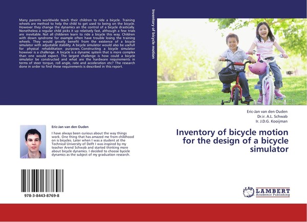 Inventory Of Bicycle Motion For The Design Of A Bicycle Simulator Eric-Jan Van D-image