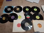 12 Record Lot of 12" vinyl LP no covers, Pink floyd, Tom Waits, Black Sabbath