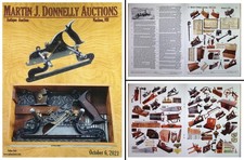 Full Color October, 2021 Antique Tool Auction Catalogue with Prices Realized