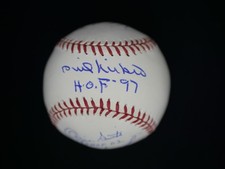 FISK NIEKRO JONES SMITH JACKSON SIGNED OFFICIAL MAJOR LEAGUE BASEBALL - JSA COA