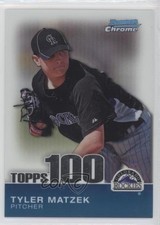 2010 Bowman Chrome Topps 100 Prospects 167/999 Tyler Matzek #TPC8 00ah