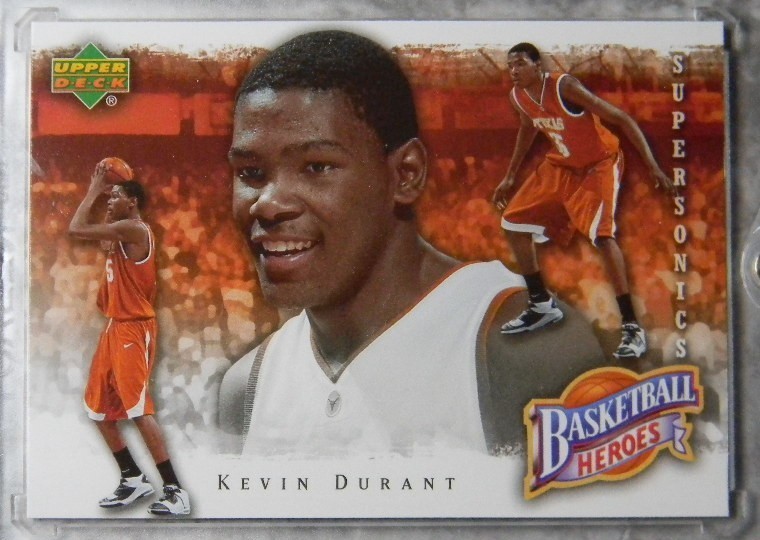 2007-08 Upper Deck Kevin Durant #KD-4 Basketball Heroes