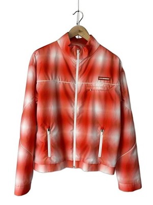 CHARLES JEFFREY LOVERBOY Nylon Jacket M Red Check CJLSS23TJ Used