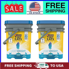  2 pack Purina Tidy Cats Instant Action Lightweight Cat Litter, 17 lb.