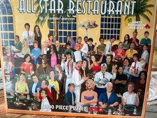RARE NEW White Mountain All Star Restaurant 1000-piece puzzle