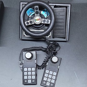 ColecoVision Model 1 NTSC-U/C Wired Console Bundle w/ Controllers, Wheel, Games