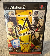 Atlus Shin Megami Tensei Persona 4 PS2 Bonus Disc Included NTSC-U/C M