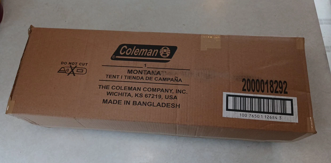 New ! Coleman Montana 6- 8 Person Camping Tent Blue in Color - $200 Retail
Opens in a new window or