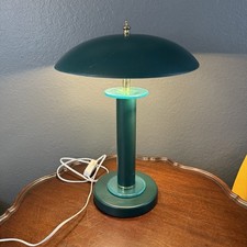 Vintage 80 s Memphis Design Post MCM Green Me...