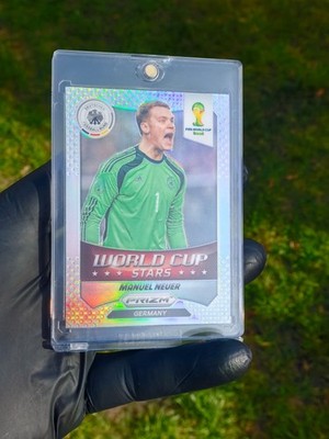 Manuel Neuer Panini Prizm Soccer Rookie World Cup 2014 Silver World Cup Stars#17