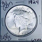 1924 P BU GEM PEACE SILVER DOLLAR UNC MS+++ U.S. MINT RARE COIN 6482