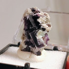 UV Reactive Bi-Color Purple & Green Yindu Fluorite With Pyrite – Thumbnail Mi — photo 1