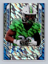 2021 Leaf Metal Draft Auto Rookie Brenden Knox Blue /40