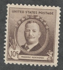 US. 888. 10c. Frederic Remington, American  Artist. MNG. 1940
