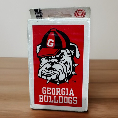 Vintage Georgia Bulldogs Sealed Playing Card Deck Collegiate Official Sealed